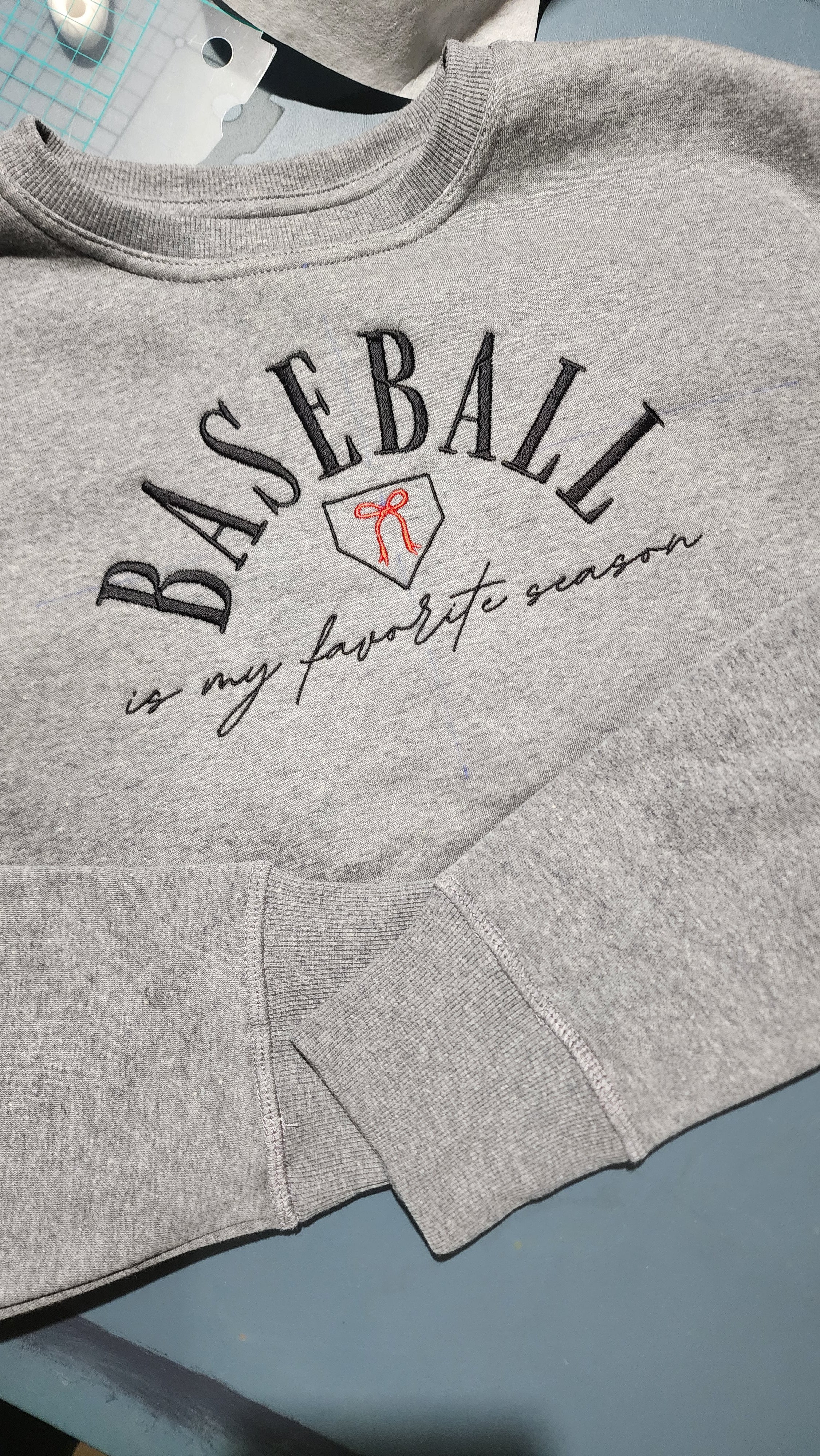 Baseball Is My Favorite Season Crewneck